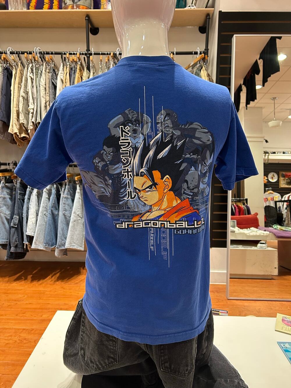 Vintage Anime Dragon Ball Z Gohan Graphic Print Tee Size Medium